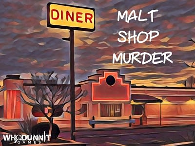 Malt Shop Murder Logo